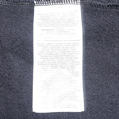 Nike Mens Black XXL Full Zip Hoodie Sweatshirt Classic Cotton Blend