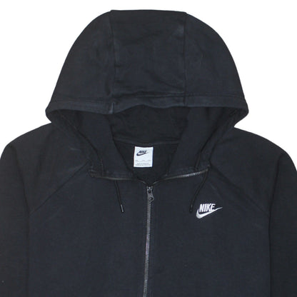 Nike Mens Black XXL Full Zip Hoodie Sweatshirt Classic Cotton Blend
