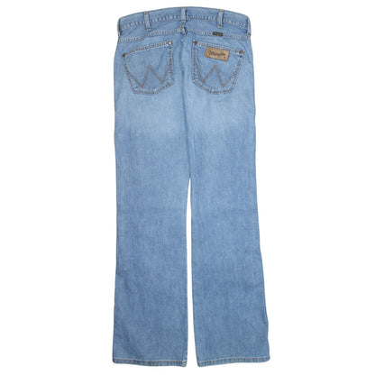 Wrangler Women Blue Straight Leg Jeans Size 12 Cotton 30x32
