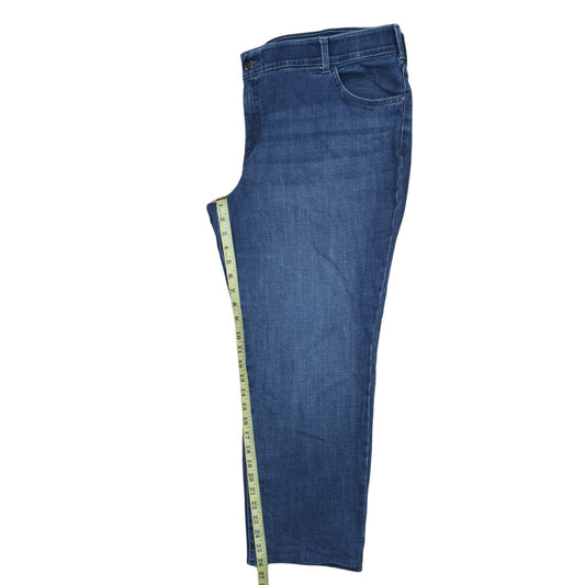 Lee Women’s Blue Flex Motion Straight Leg Petite Jeans Size 22W