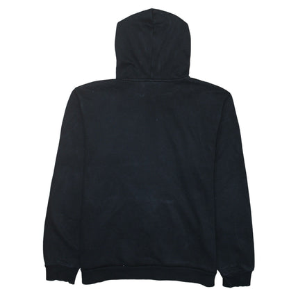 Puma Men's Black Pullover Hoodie L Regular Fit Sports Logo Fleece