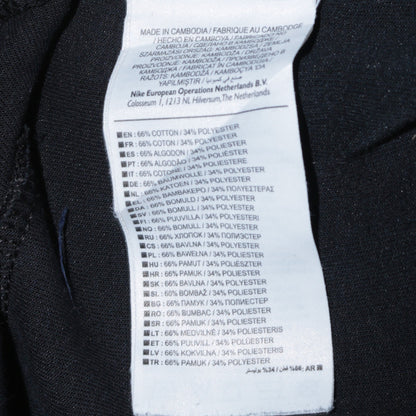 Nike Men's Black Jogger Trousers M Cotton Blend Fleece