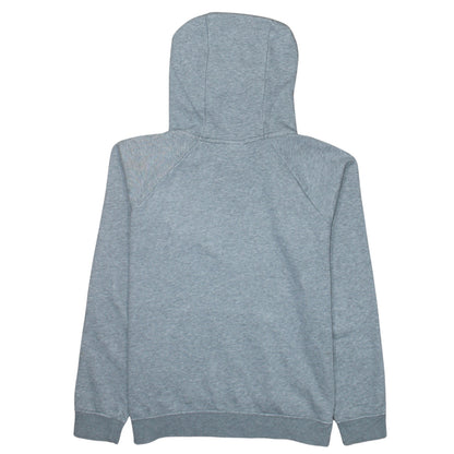 Nike Men's Grey Pullover Hoodie Medium Regular Fit Logo Sweatshirt