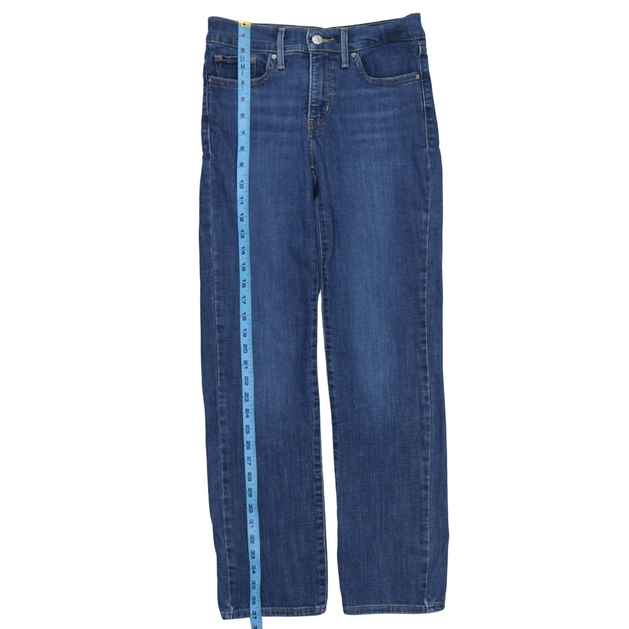 Levi's Women's 314 Shaping Straight Blue Jeans Size 12 Regular