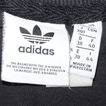 Adidas Womens Black Cotton T-Shirt Size 12 Short Sleeve Crew Neck