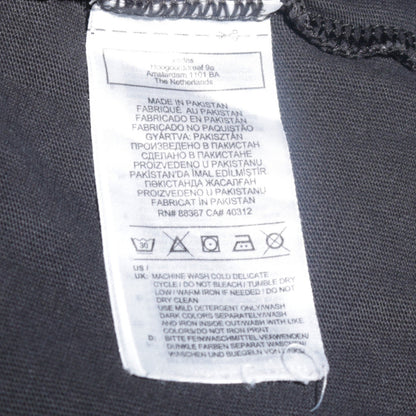 Adidas Womens Black Cotton T-Shirt Size 12 Short Sleeve Crew Neck