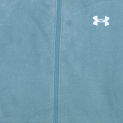 Under Armour Men's Blue Full Zip Fleece Hoodie Size M