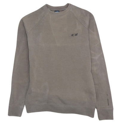 Diesel Mens Brown XS Crew Neck Logo Pullover Sweatshirt