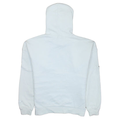 Adidas Womens White Black Hooded Pullover Sweatshirt XS