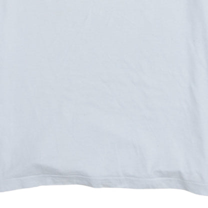 Adidas Boys White XL Short Sleeve Cotton Sports Logo T-Shirt