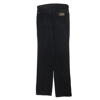 Wrangler Men's Black Straight Leg Denim Jeans 30x32 Regular Fit