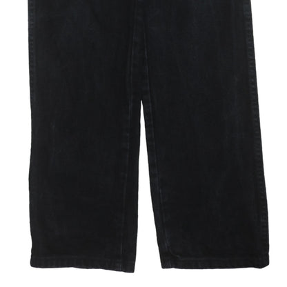 Wrangler Men's Black Straight Leg Denim Jeans 30x32 Regular Fit