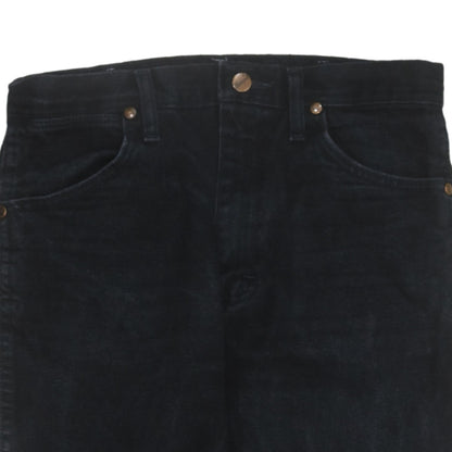 Wrangler Men's Black Straight Leg Denim Jeans 30x32 Regular Fit
