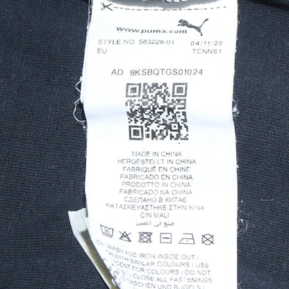 Puma Women's Black Full Zip Hoodie Size 12 UK Sportswear