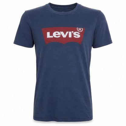 Levi's Men's Blue Graphic Logo Cotton T-Shirt Size S Regular Fit
