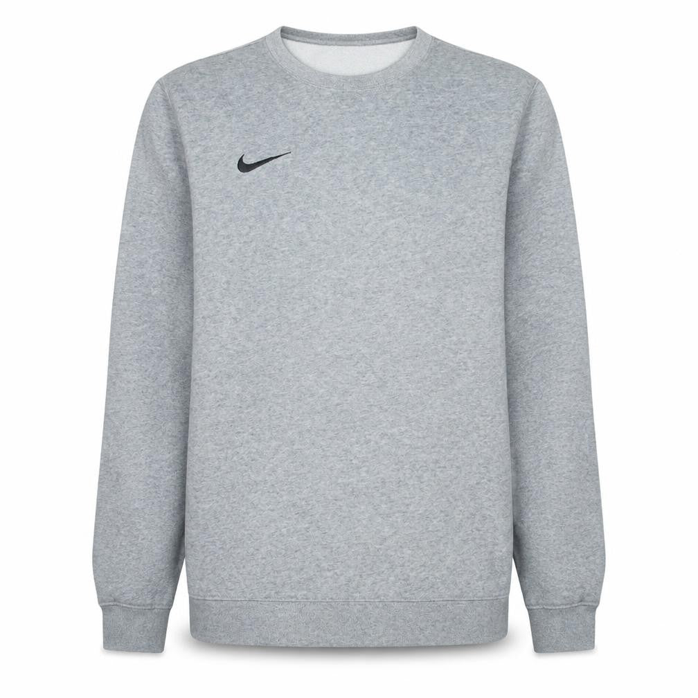 Nike Men's Grey Crew Neck Sweatshirt Medium Classic Logo