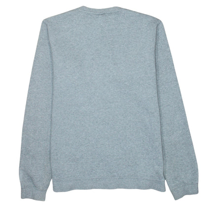 Nike Men's Grey Crew Neck Sweatshirt Medium Classic Logo