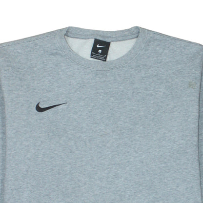 Nike Men's Grey Crew Neck Sweatshirt Medium Classic Logo