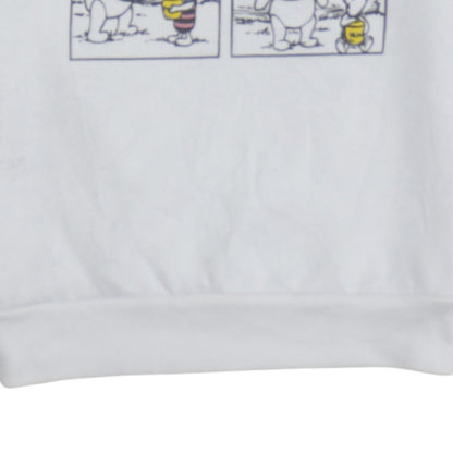 Disney Primark Women White XS Winnie the Pooh Graphic Sweatshirt