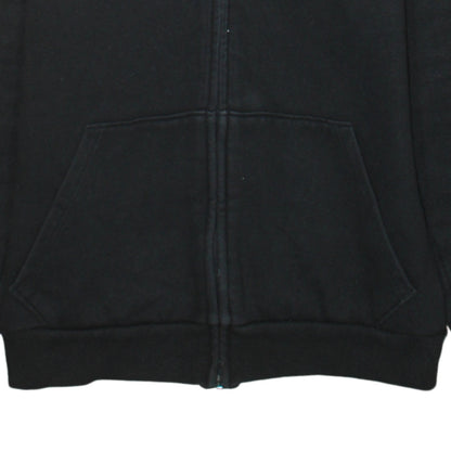 Puma Men's Black XS Full Zip Hoodie with Logo & Pockets