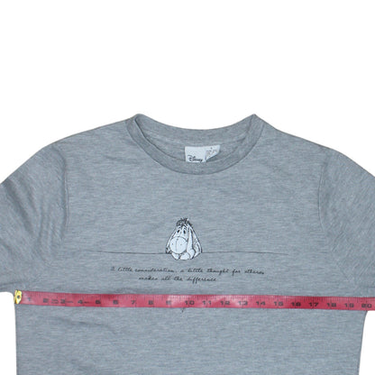 Disney Primark Women Grey Eeyore Sweatshirt UK 10/12 Small