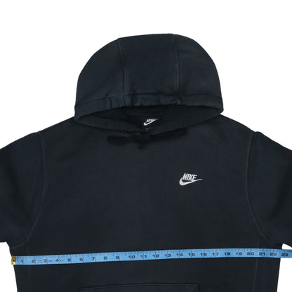 Nike Men's Black Pullover Hoodie Size M Classic Fleece Sweatshirt