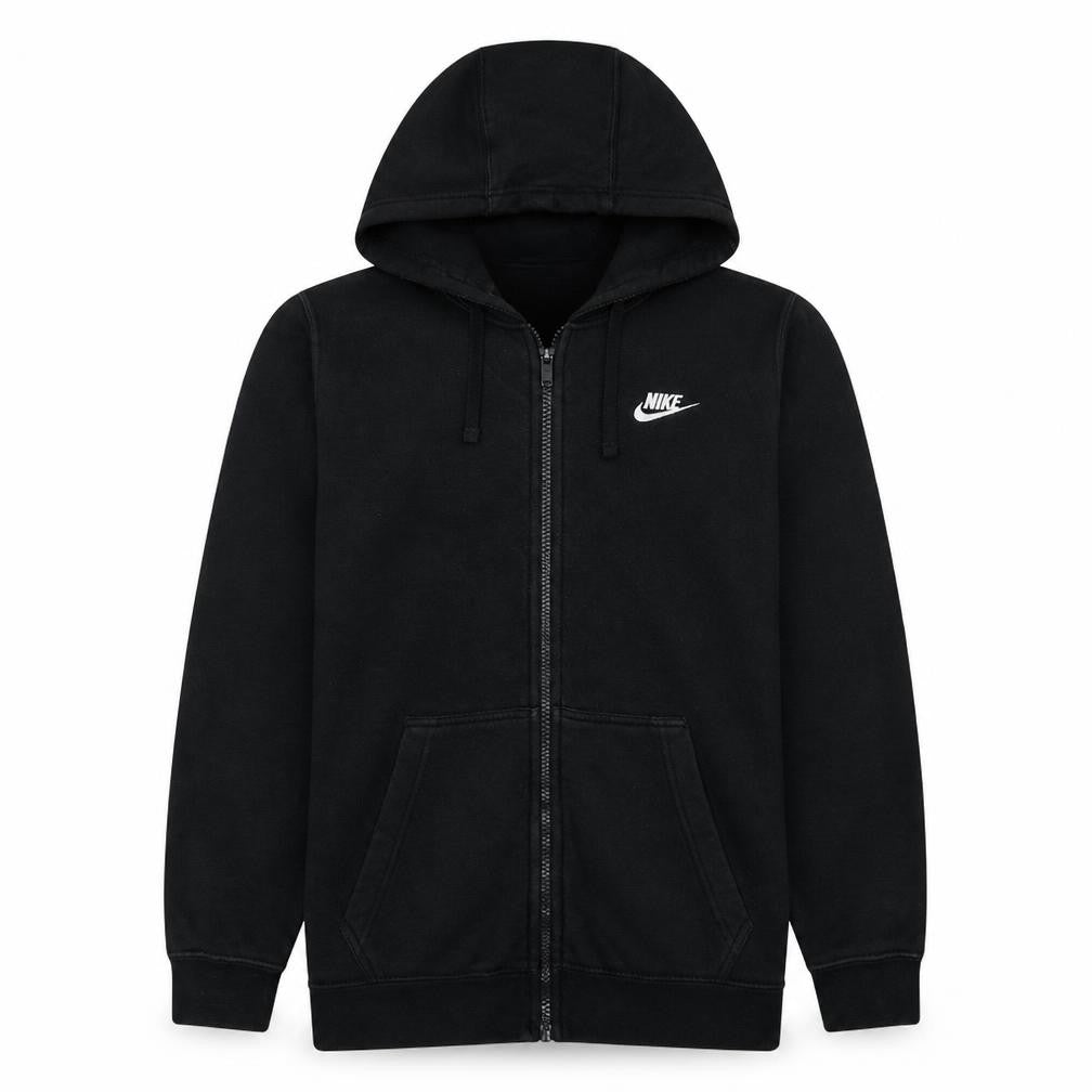 Nike Men's Black Full Zip Hoodie Small Fleece Sportswear
