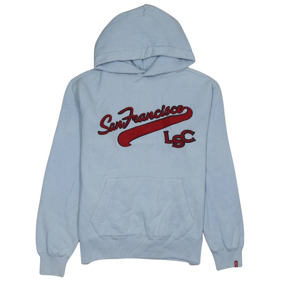 Levi's Red Tab Women's Blue Pullover Hoodie Medium San Francisco Logo