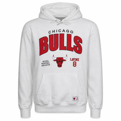 NBA Chicago Bulls LaVine 8 White Men's Pullover Hoodie M