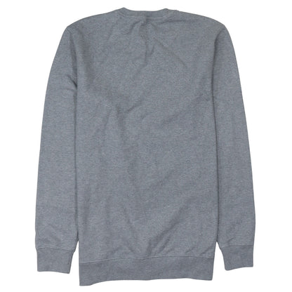 Vans Men's Grey Logo Crew Neck Pullover Sweatshirt Size L