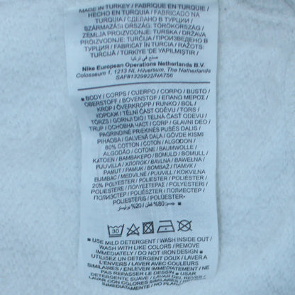 Nike Men's White Air Logo Crew Neck Sweatshirt Small