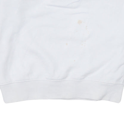 Nike Men's White Air Logo Crew Neck Sweatshirt Small