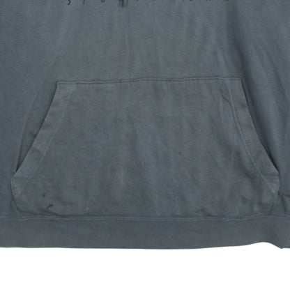 Nike Men Grey 2XL Pullover Hoodie Sportswear Fleece Graphic Print