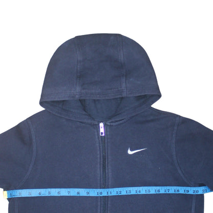 Nike Boys Navy Blue Full Zip Hoodie XL 13-15 Years Cotton Blend