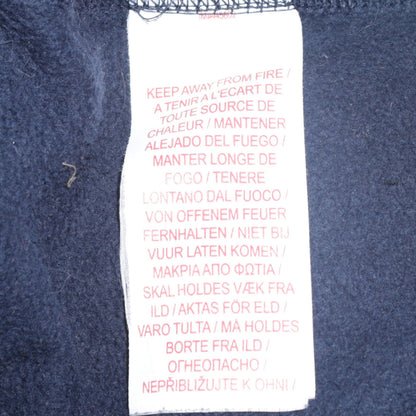 Nike Boys Navy Blue Full Zip Hoodie XL 13-15 Years Cotton Blend