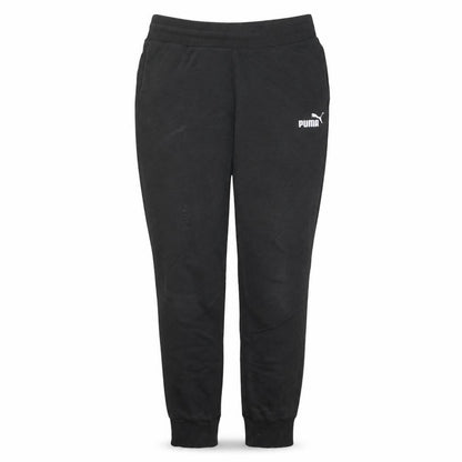 Puma Womens Black Jogger Sweatpants M Regular Fit Fleece