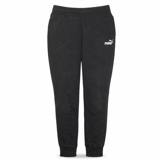 Puma Womens Black Jogger Sweatpants M Regular Fit Fleece