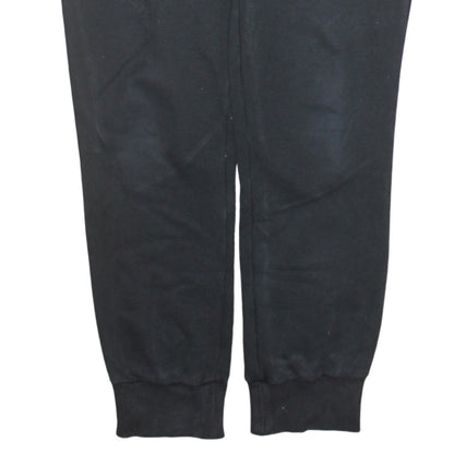 Puma Womens Black Jogger Sweatpants M Regular Fit Fleece