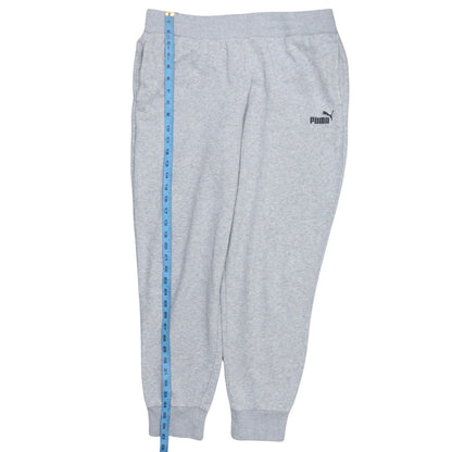 Puma Men's Grey Jogger Sweatpants L Regular Fit Casual Tapered