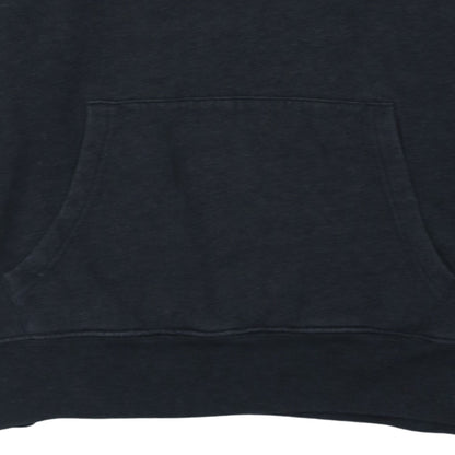 GAP Women's Black Pullover Hoodie American Flag Logo Size L