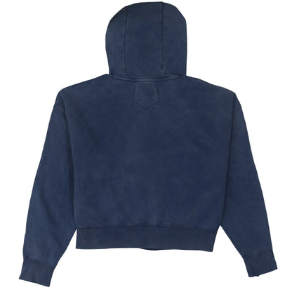 Jordan Women Navy Blue & Red Pullover Hoodie Medium Cotton Blend