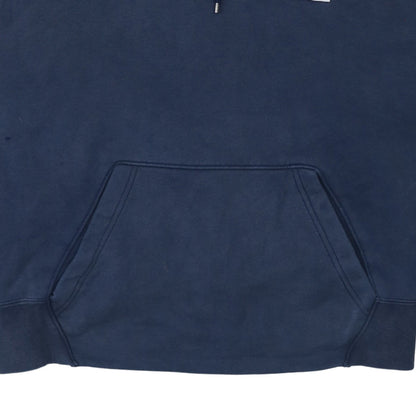Jordan Women Navy Blue & Red Pullover Hoodie Medium Cotton Blend