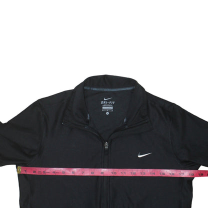 Nike Men's Black Dri-Fit Full Zip Sweatshirt Jacket M