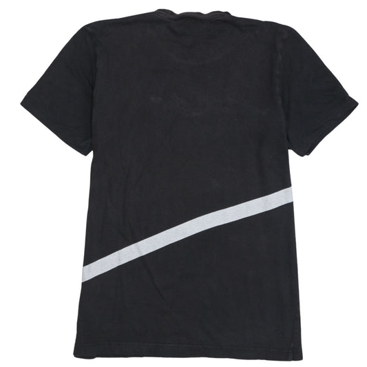 adidas Men Black L Graphic Trefoil Sports Cotton T-Shirt