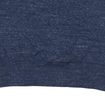 Nike Women Blue Scoop Neck 3/4 Sleeve Just Do It T-Shirt Size S