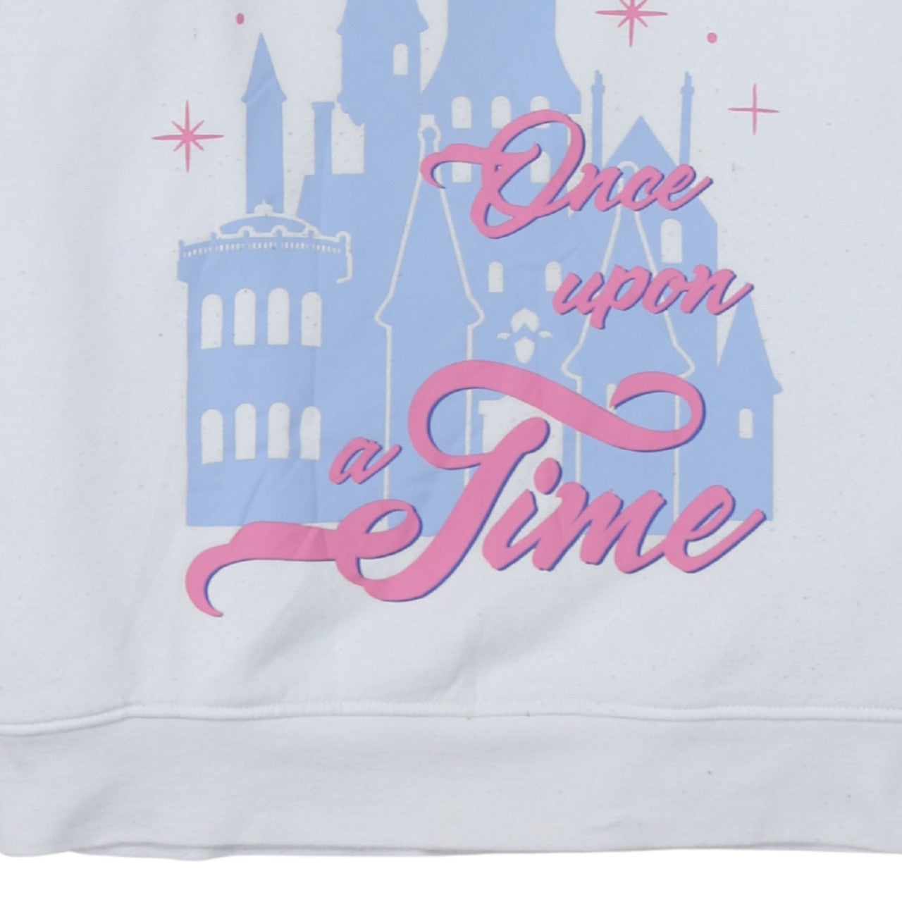 Disney Princess White Hoodie Women Small Once Upon a Time Pullover