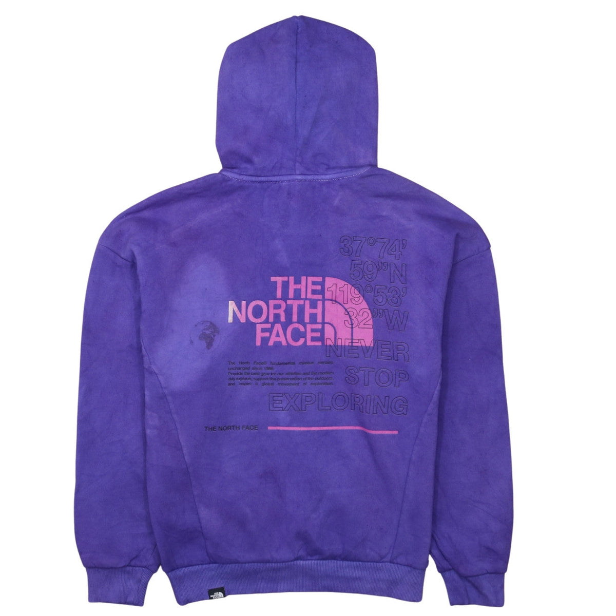 The North Face Womens Purple Pullover Hoodie M Medium
