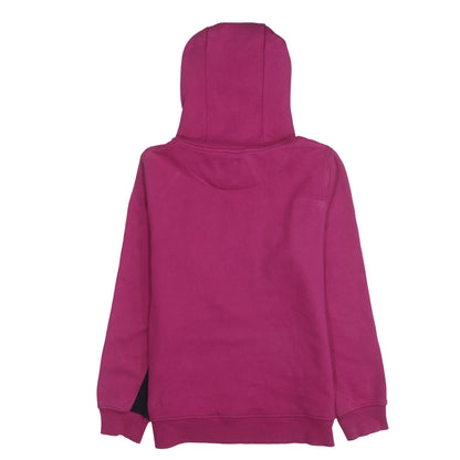 Canterbury Womens Pink Hoodie Size 14 Pullover Logo Hooded Sweatshirt