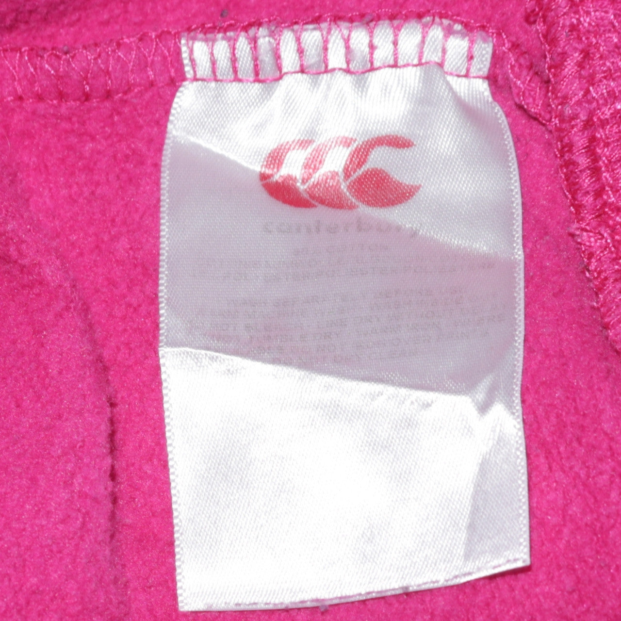 Canterbury Womens Pink Hoodie Size 14 Pullover Logo Hooded Sweatshirt