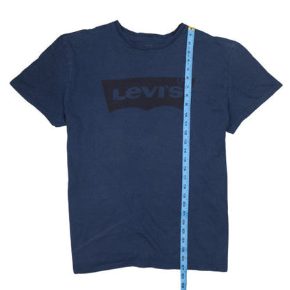 Levi's Men's Blue Logo Classic Fit Cotton T-Shirt Size L